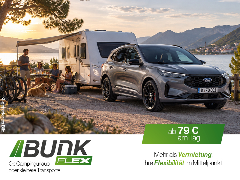 Ford Kuga Vermietung Bunk Flex